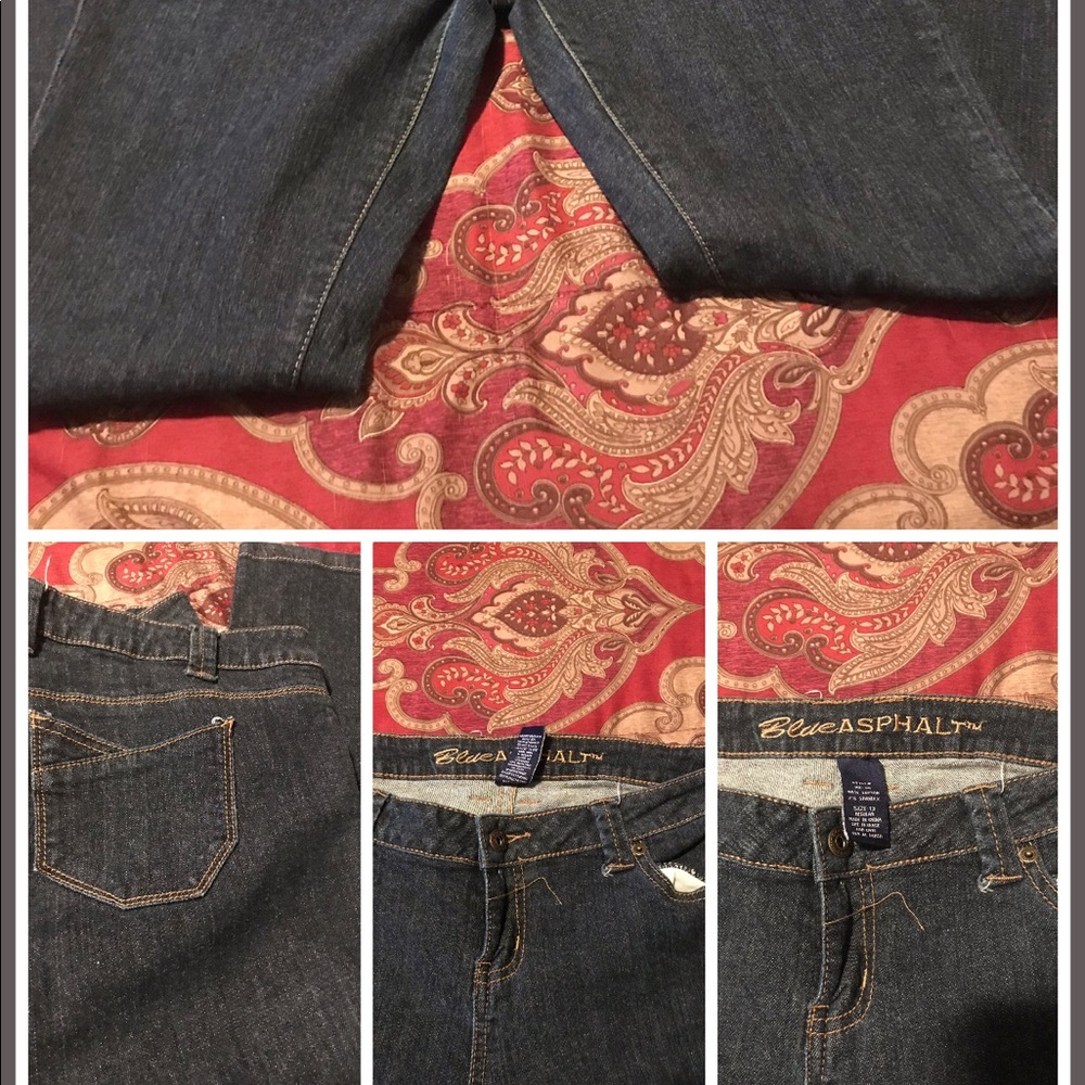 Women blue jeans